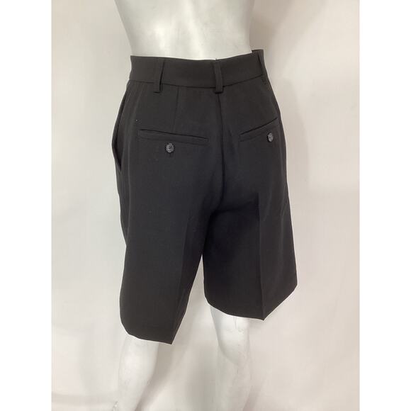 Toteme Black Knee-Length Tailored Shorts Size 30 EU - Picture 3 of 4